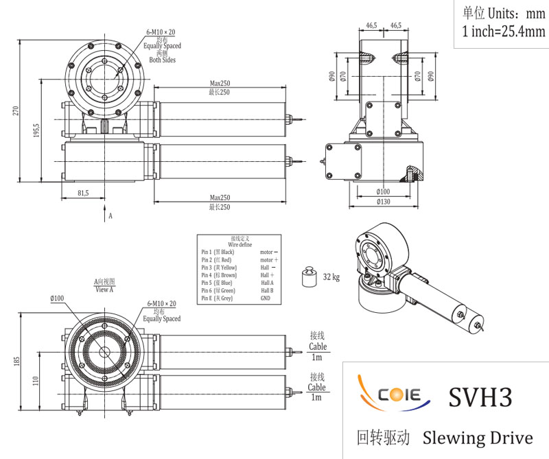 SVH3 雙軸回轉驅動